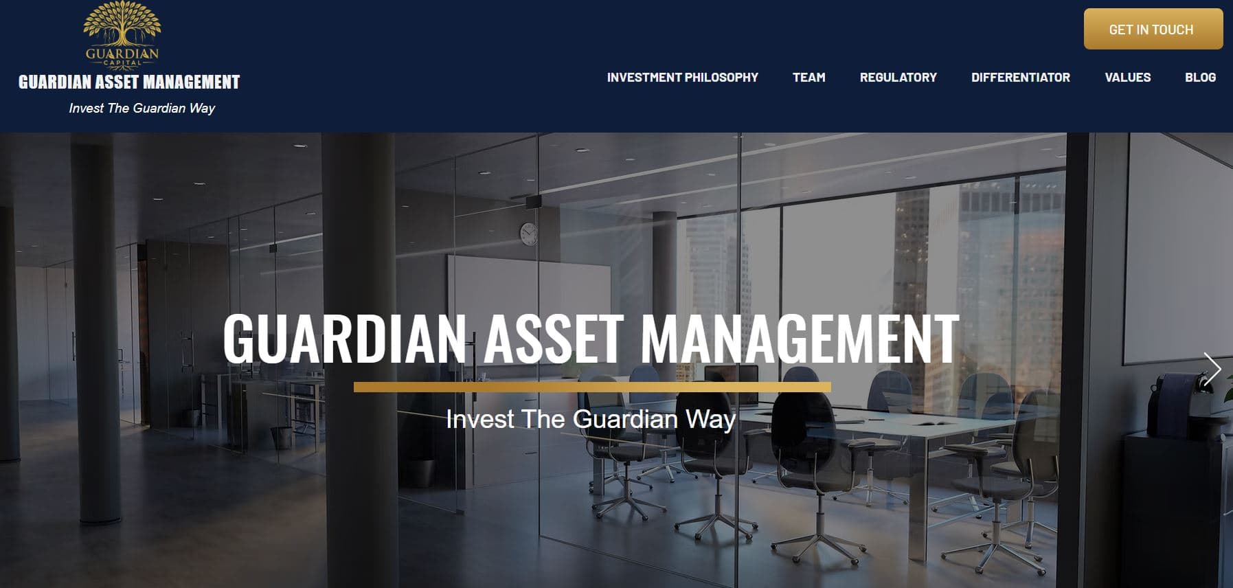 Investment Management Website