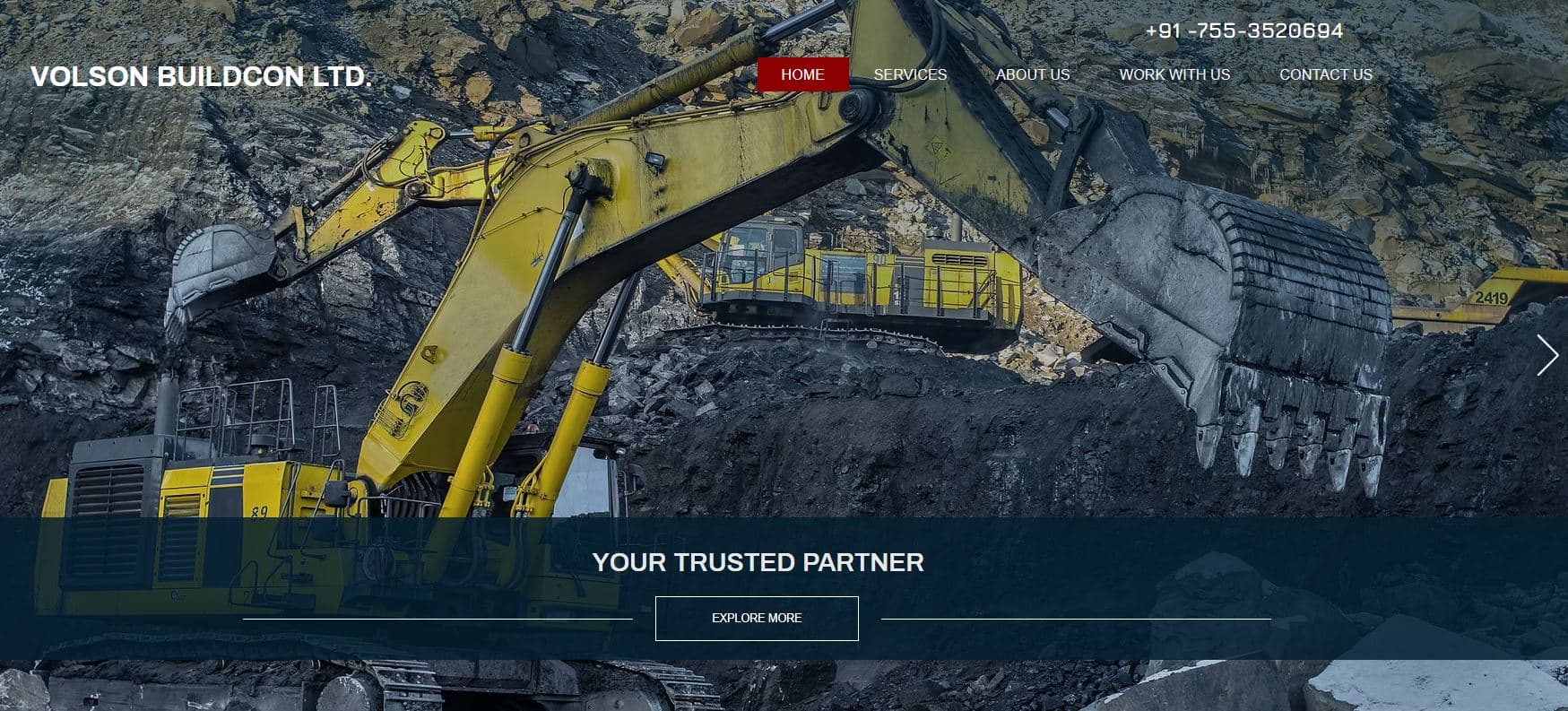 Construction Services Website