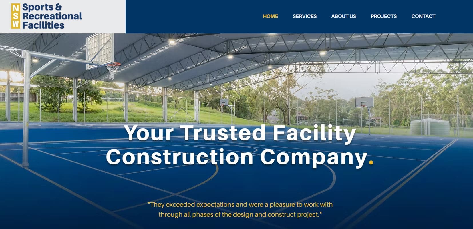 Construction Services Website