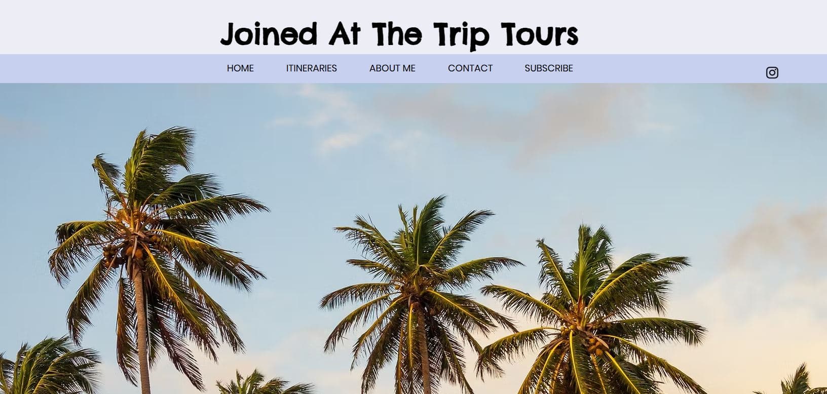 Travel Blogger Website
